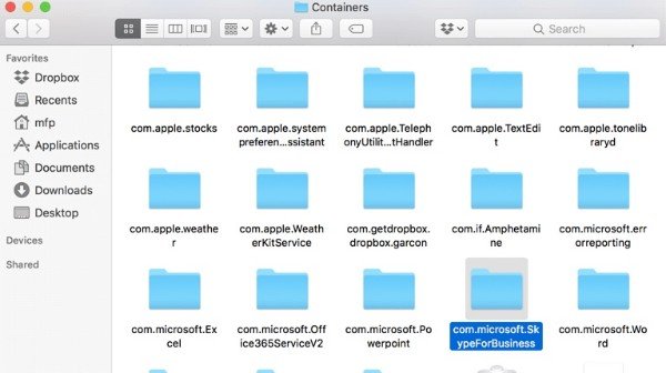 delete all history on skype for mac